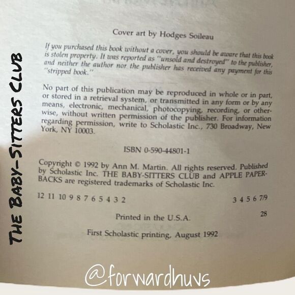 Bundle 3 for $15 Baby-Sitters Club | Ann M. Martin | Mystery #5 | Vintage 1992 - Picture 7 of 8